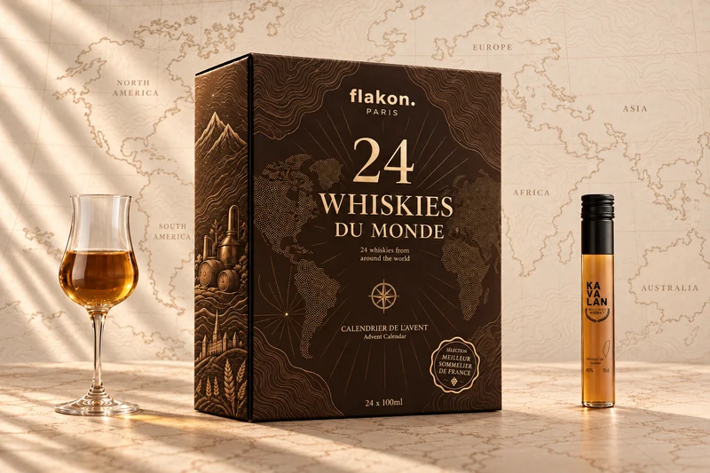 Calendrier de l'Avent 2026 : 24 Whiskies du Monde