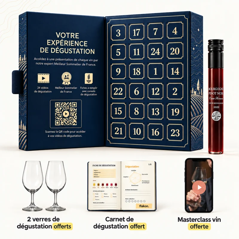 Calendrier de l'Avent 2026 : 24 vins de France