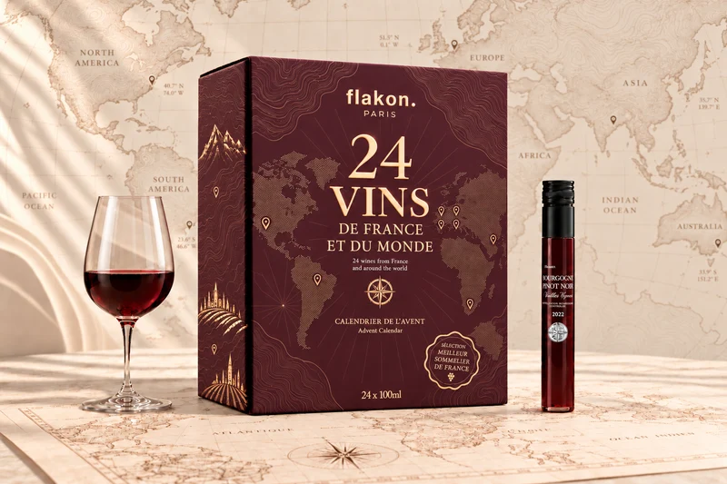 Calendrier de l'Avent 2026 : 24 vins de France et du Monde