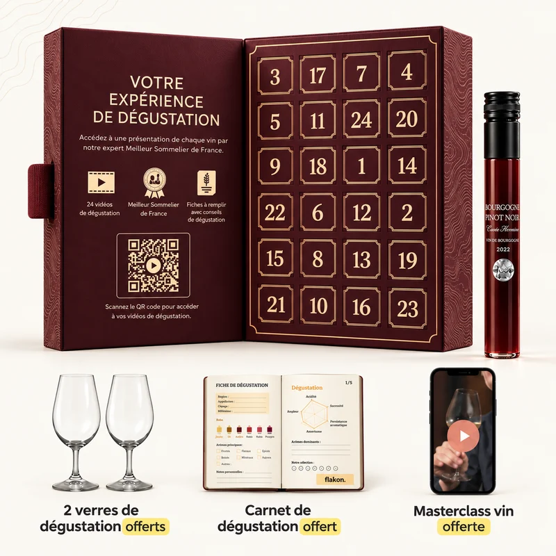 Calendrier de l'Avent 2026 : 24 vins de France et du Monde