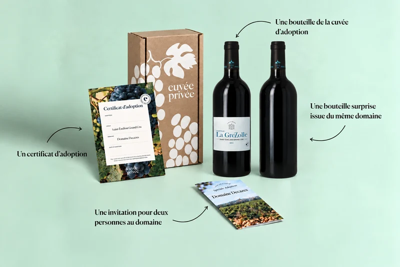 Colis de bienvenue Saint-Emilion Grand Cru La Grezolle