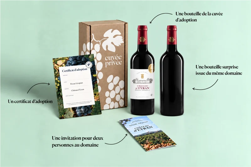 Colis de bienvenue Pessac-Léognan rouge