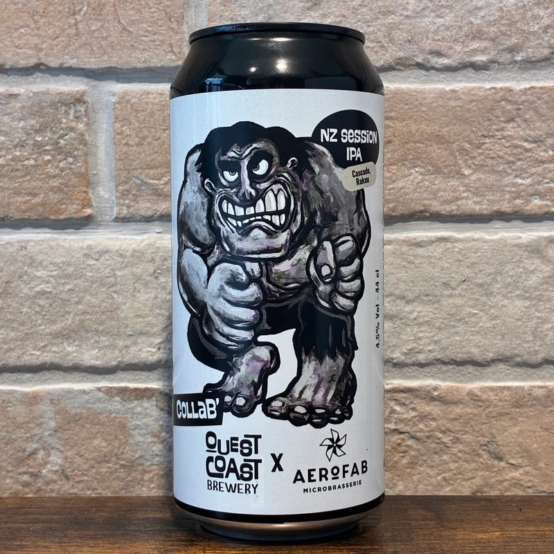 NZ Session IPA 44cl (4,5%) - Ouest Coast Brewery X AERoFAB
