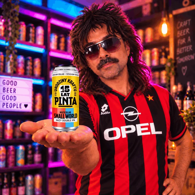 Small World Hazy Double IPA 50cl (8%) - PINTA X Friends