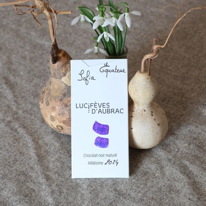 Chocolat 84% Lucifèves d'Aubrac "Équateur Sofia" 65g