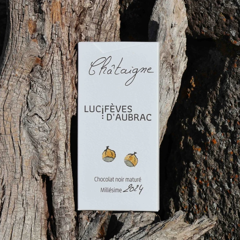 Chocolat 65% Lucifèves d'Aubrac "Châtaigne" 65g