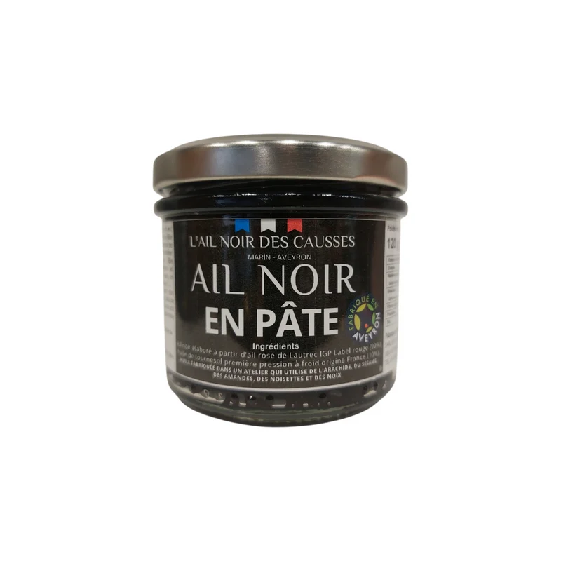 Pâte d’Ail Noir 120 g – Fabriquée en Aveyron