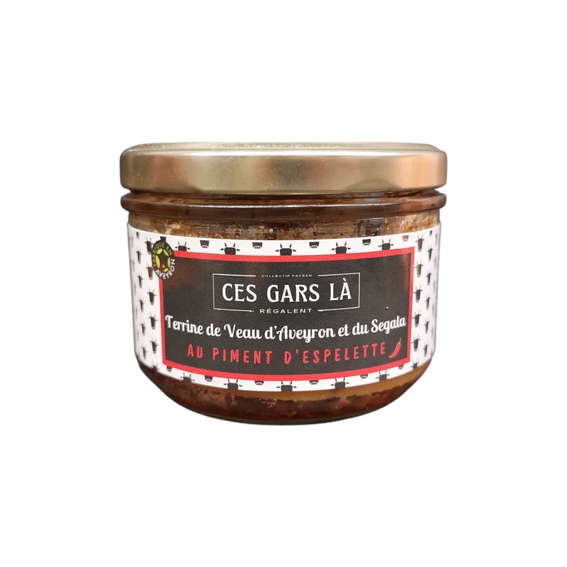 Terrine de Veau au Piment d’Espelette 180g