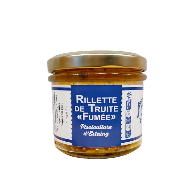 Rillettes de Truite Fumée artisanales 90g