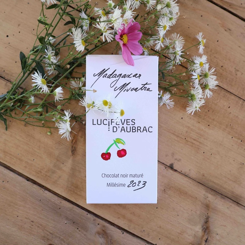 Chocolat Noir Maturé Madagascar Mivoatra 76% - Maison Lucifèves d'Aubrac 65g