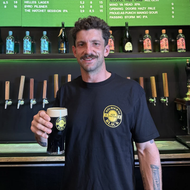 Melbourne Black T-Shirt
