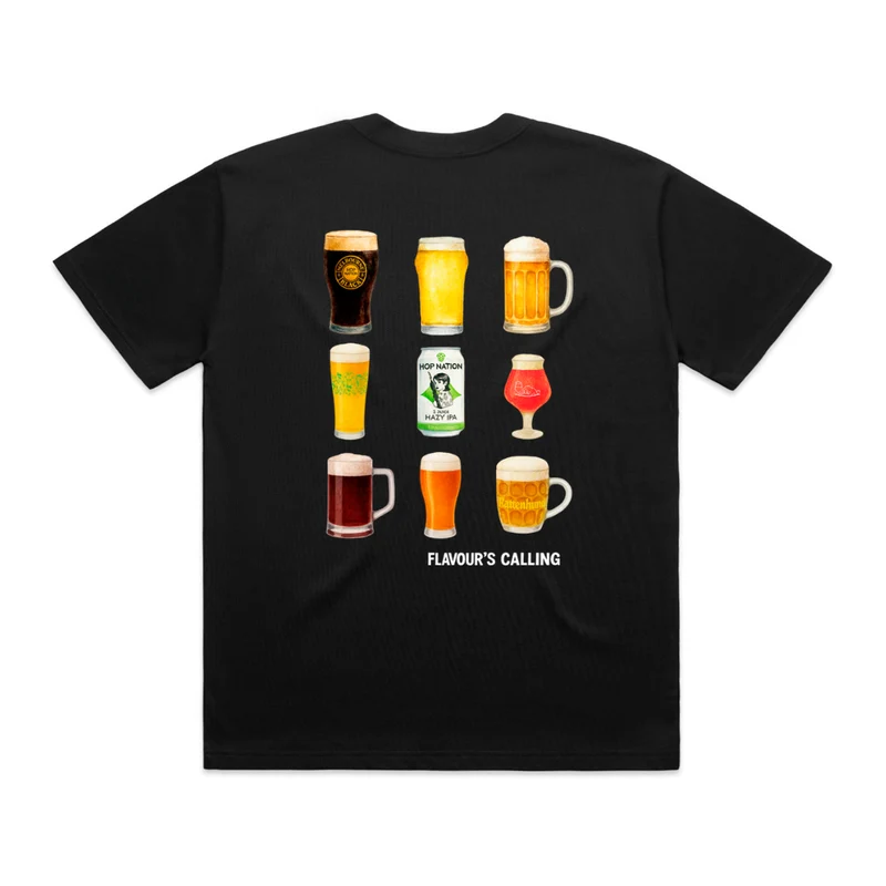 The Beer T-Shirt - Black