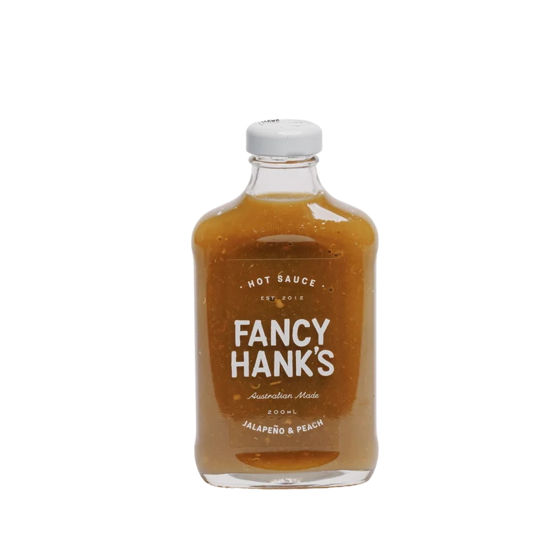Fancy Hank's Jalapeño & Peach Hot Sauce