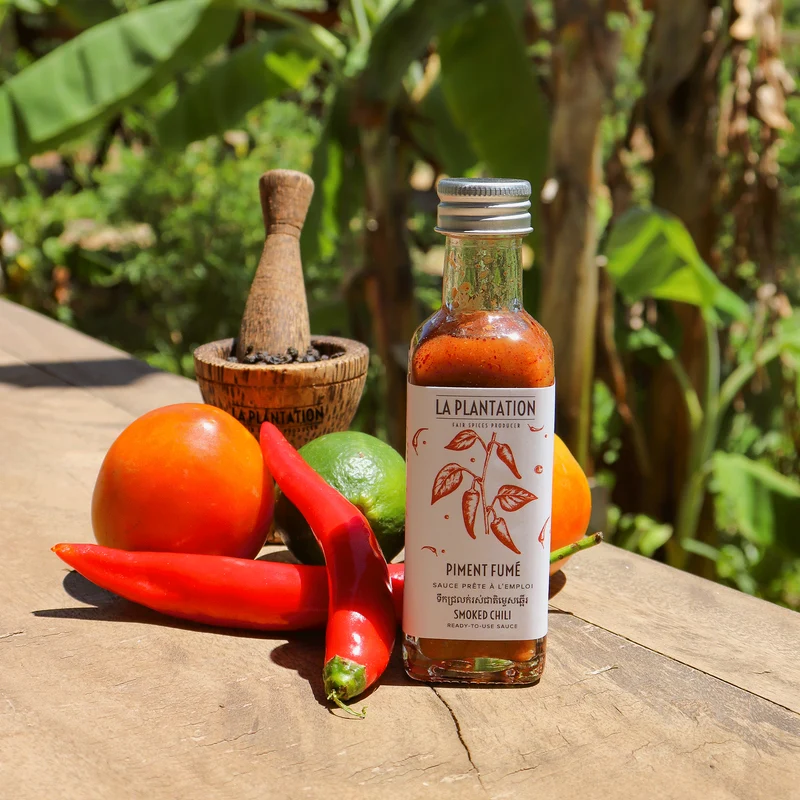 Sauce piquante au Piment Fumé & Poivre de Kampot – La Plantation