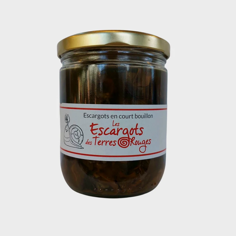 Escargots au court-bouillon – Maison Escargots des Terres Rouges (Mouret, Aveyron)