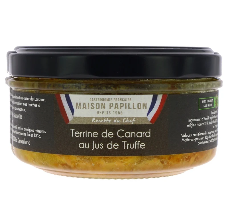 Terrine de Canard au Jus de Truffe Noire – Maison Papillon