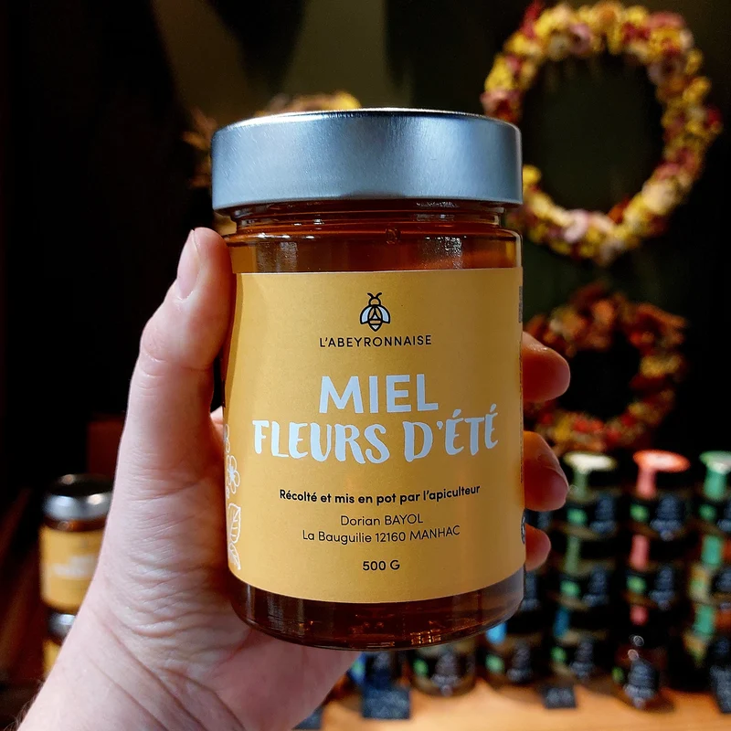 Miel d’Été de L’Abeyronnaise – 500g