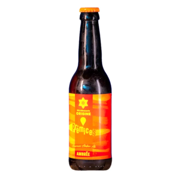 Bière Ambrée "Prémices" – Microbrasserie Origine (33cl)