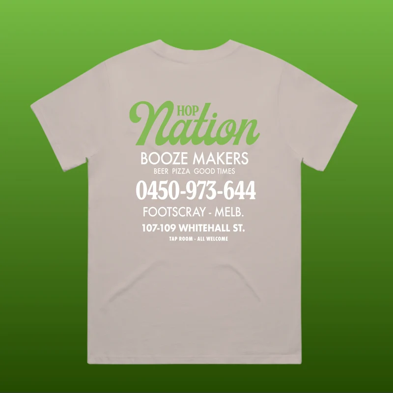 Hop Nation T Shirt - Hop on a Bike