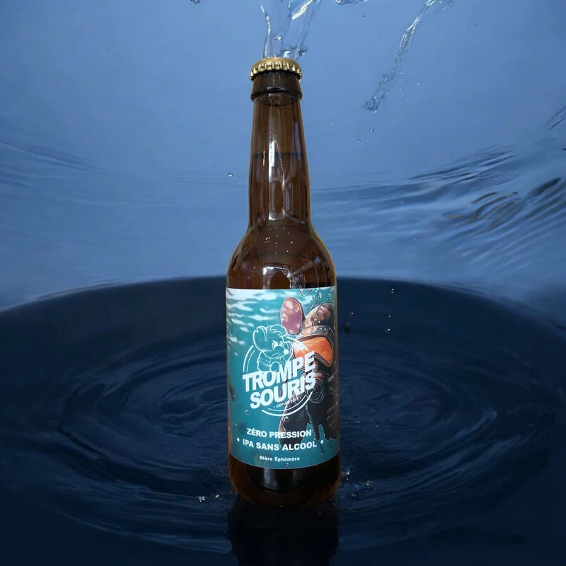 Zéro pression IPA sans alcool 33cl (0,5%) - Trompe Souris
