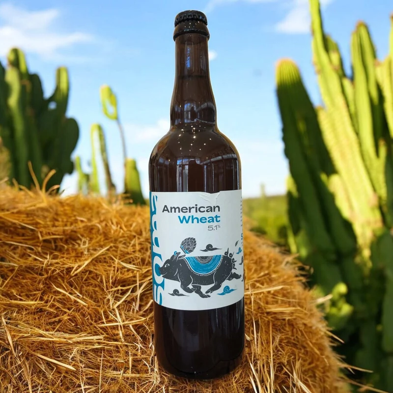 American Wheat bio 75cl (5,1%) - Soma