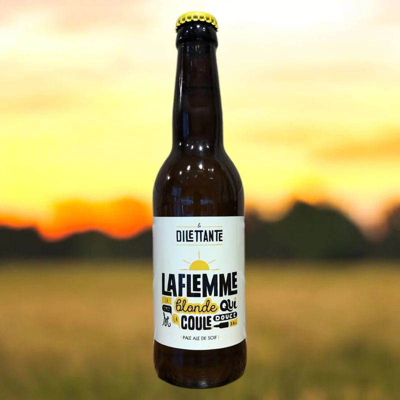 La flemme Pale Ale Bio 33 cl (5%) - La Dilettante