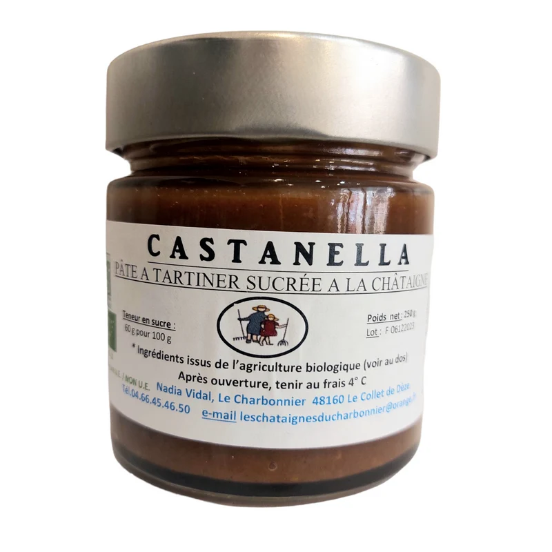 Pâte à tartiner à la châtaigne 250g