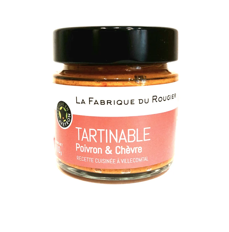 Tartinade au poivron et chèvre 110g