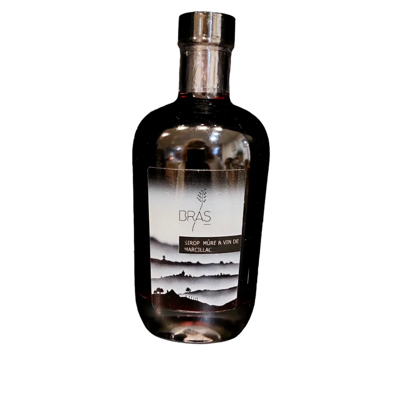 Sirop de mûre au vin de Marcillac Maison Bras 35 cl