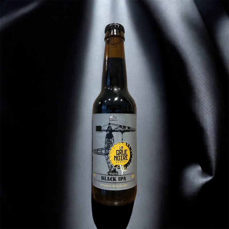 Grue Noire Black IPA bio 33cl (5%) - La Divatte
