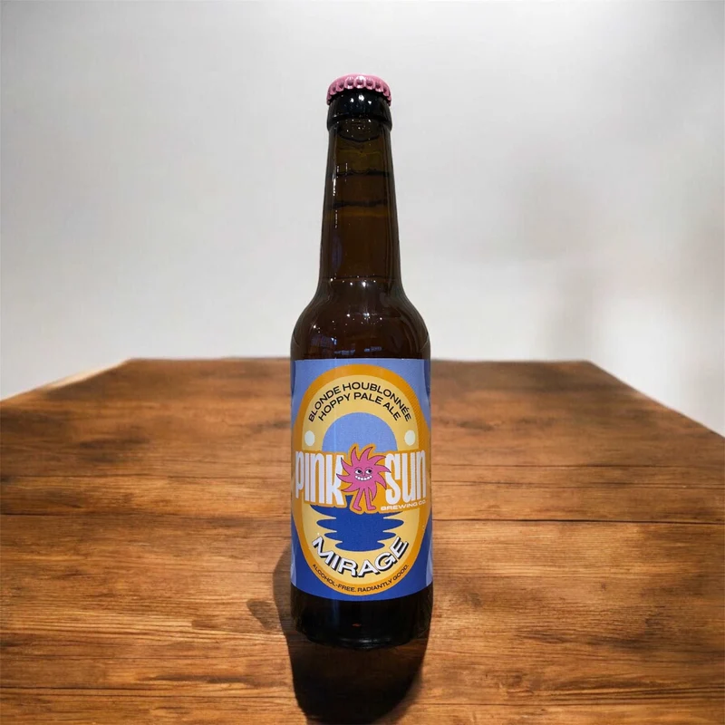 Mirage Hoppy Pale Ale sans alcool 33cl (<0,5%) - Pink Sun Brewing