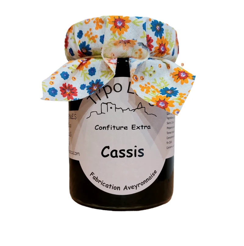 Confiture artisanale de cassis 370g