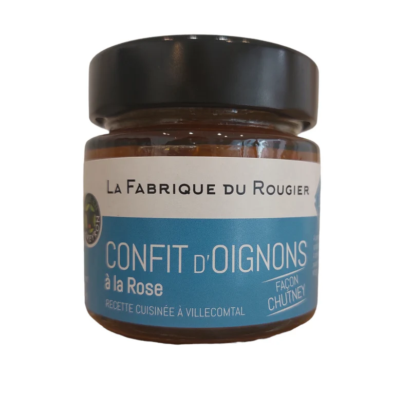 Confit d'Oignon à la Rose - La Fabrique du Rougier 110 g