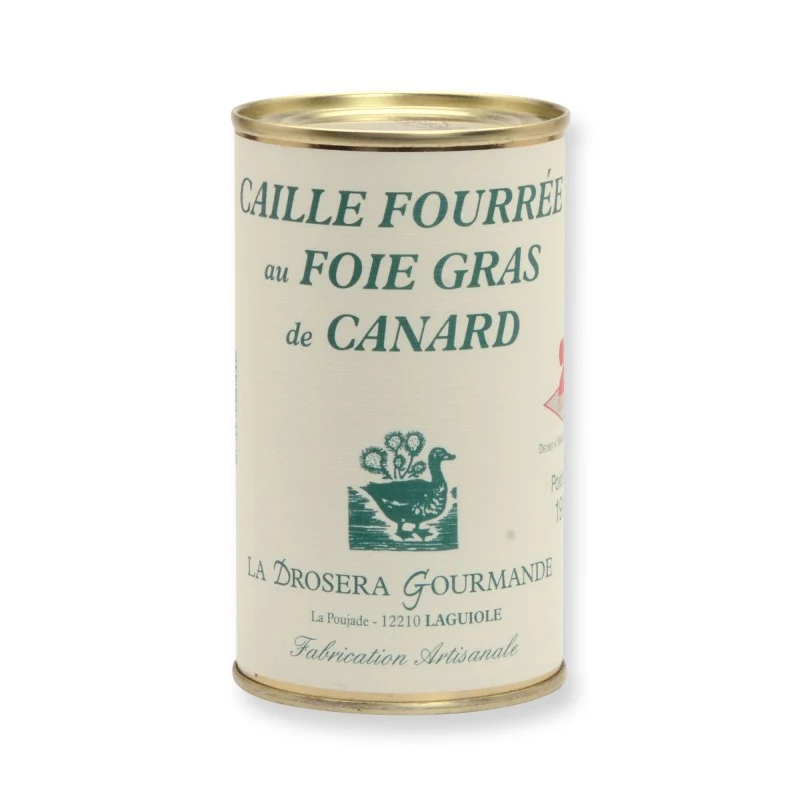 Caille fourrée au foie gras 40% 190g
