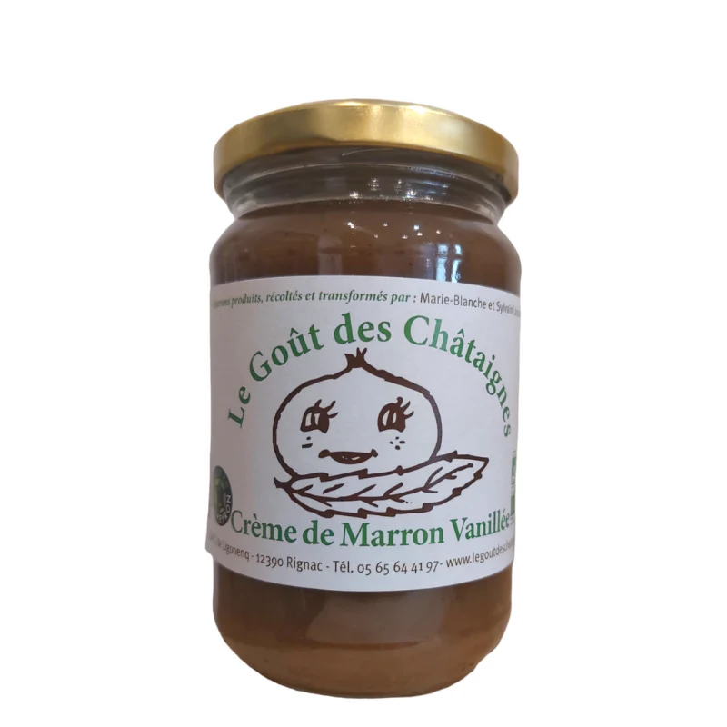 Crème de marron à la vanille bio 360g
