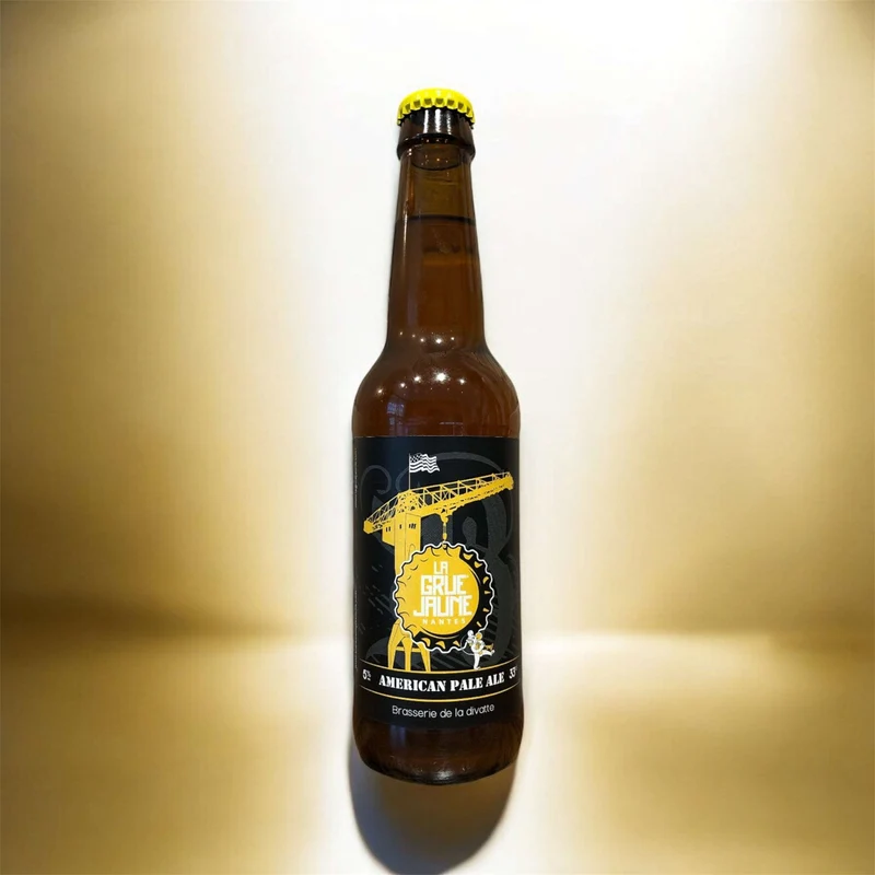 Grue Jaune American Pale Ale bio 33cl (5%) - La Divatte