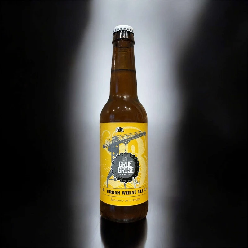 Grue Grise American Wheat Ale bio 33cl (5%) - La Divatte