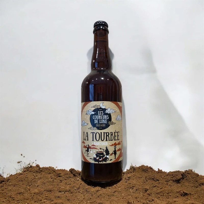 La Tourbée Rauchbier Bio 75cl (5%) - Les Coureurs de Lune