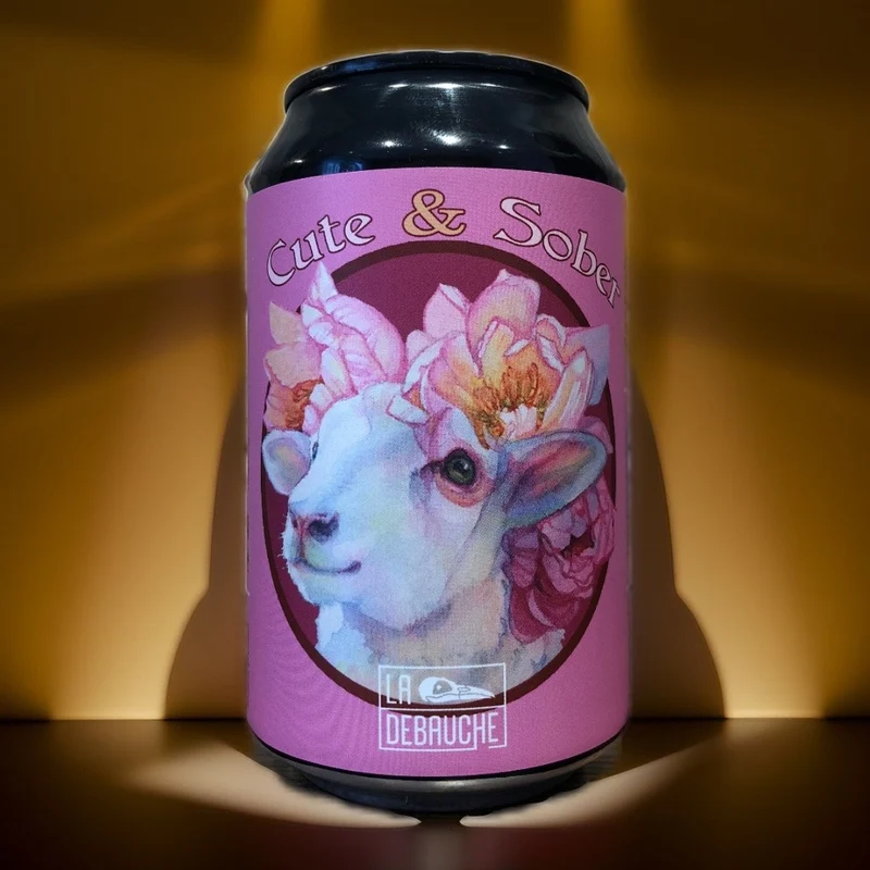 Cute and Sober Sour à la framboise sans alcool 33cl ( 0,5% ) - La Débauche