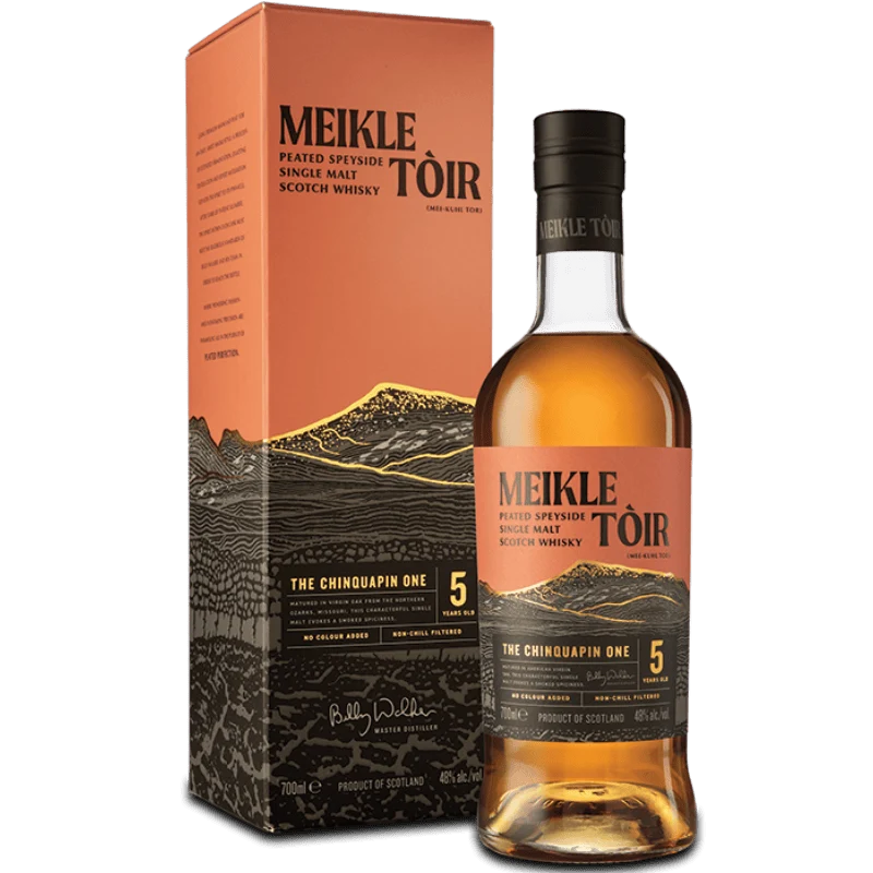 The Chinquapin One 5 ans d'âge, whisky single malt tourbé de Speyside