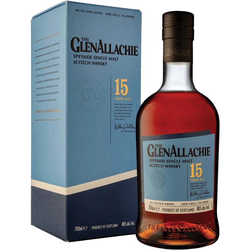 Whisky The Glenallachie Speyside Single Malt 15 ans d'âge