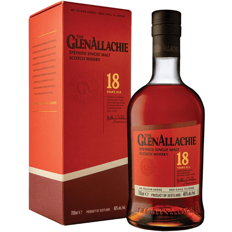 Whisky The Glenallachie Speyside Single Malt 18 ans d'âge
