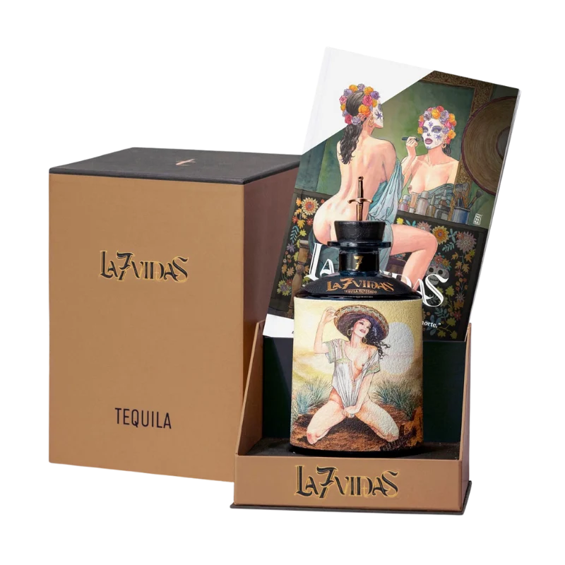 Coffret Tequila Reposado La7Vidas