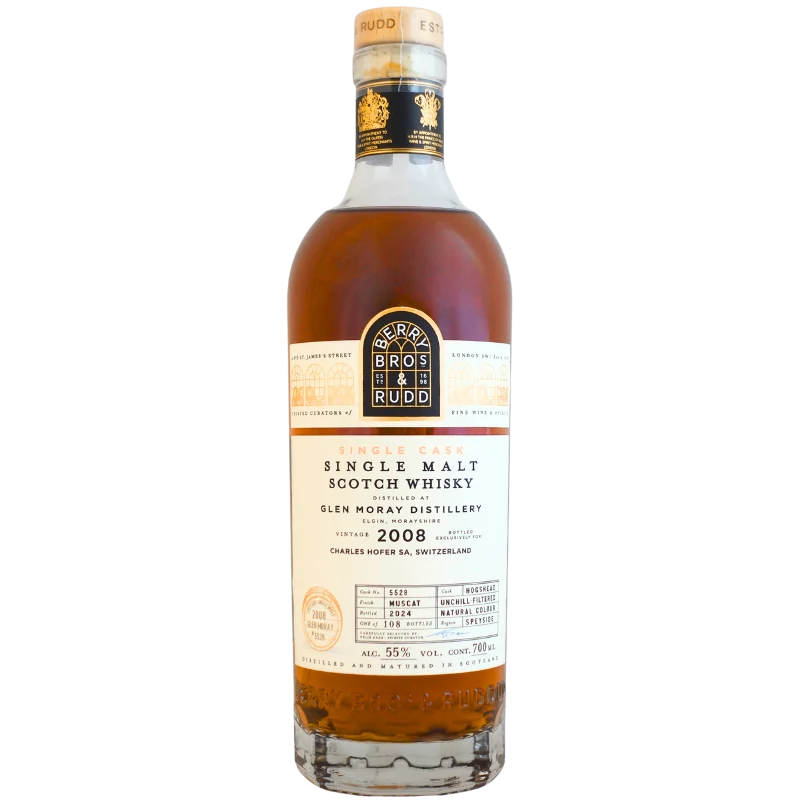 Whisky Berry's Own Selection Glen Moray 2008 Cask Muscat 5528