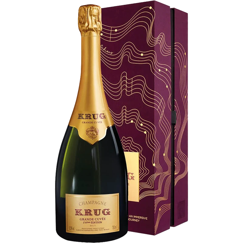Champagne Krug Brut "Grande Cuvée 170ème" AOC - Édition Étui