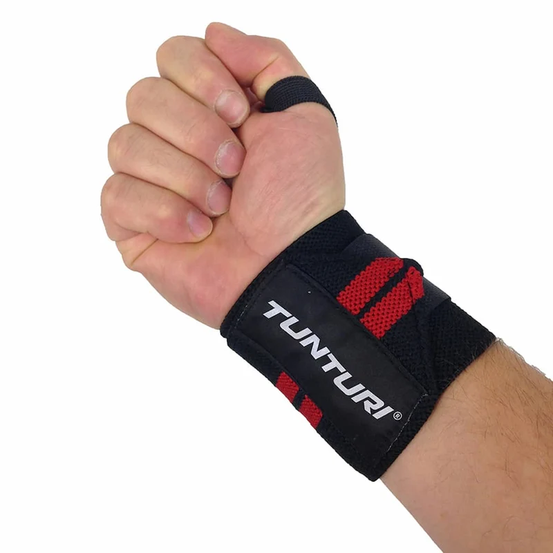 Wrist Wraps Noir et Rouge (la paire)