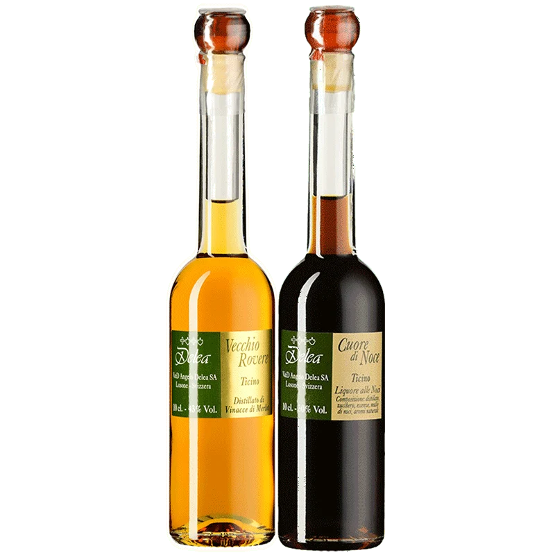 "Collection Duo&Tris" Sélection exclusive de grappa et de vin