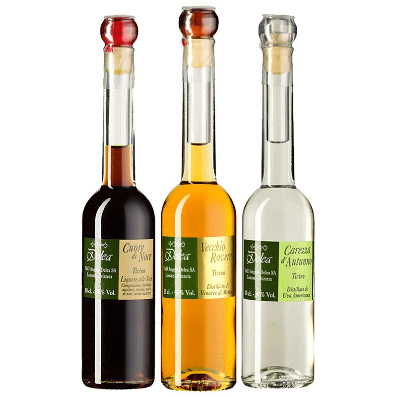 "Collection Duo&Tris" Sélection exclusive de grappa et de vin