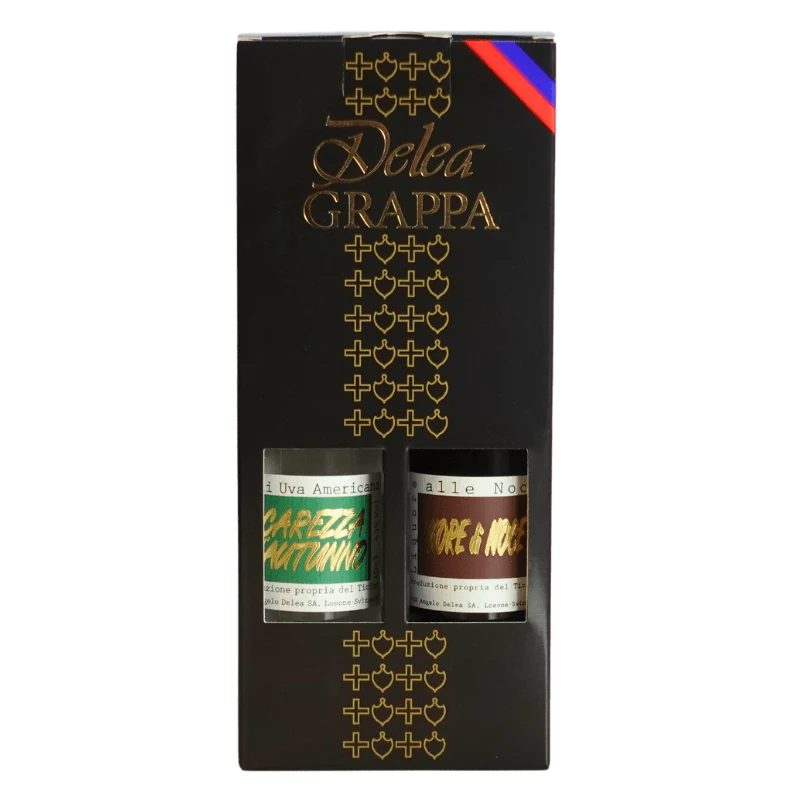"Collection Duo&Tris" Sélection exclusive de grappa et de vin