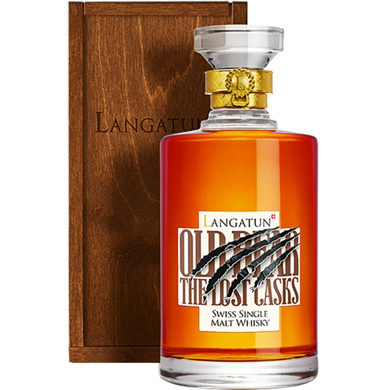 Old Bear Whisky 'The Lost Casks' Karaffe Holzbox
